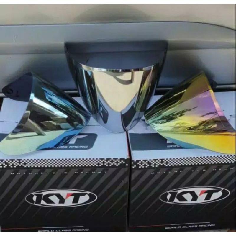 kaca hlem flat visor PNP KYT venom KYT DJ maru KYT galaxy