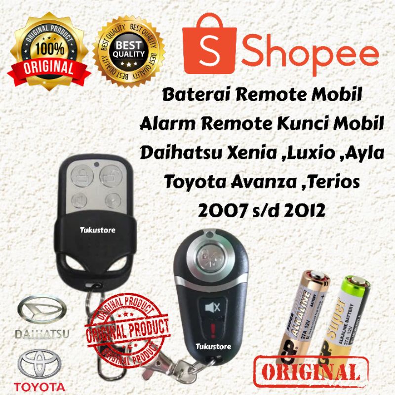 Battery Remote Mobil AVANZA ,AYLA ,TERIOS ,LUXIO ,XENIA Baterai Remote
