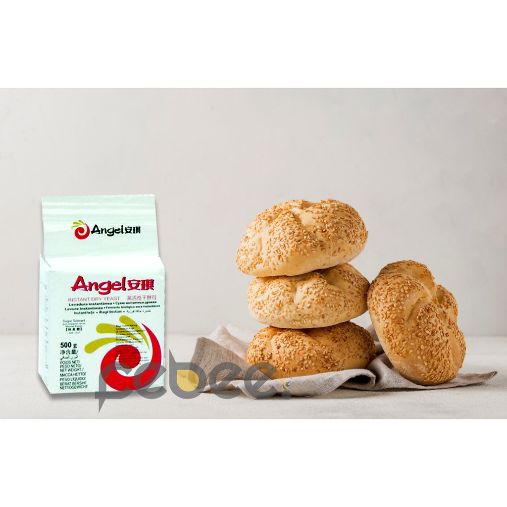 

Angel Instant Dry Yeast White Ragi Instan Putih 500g