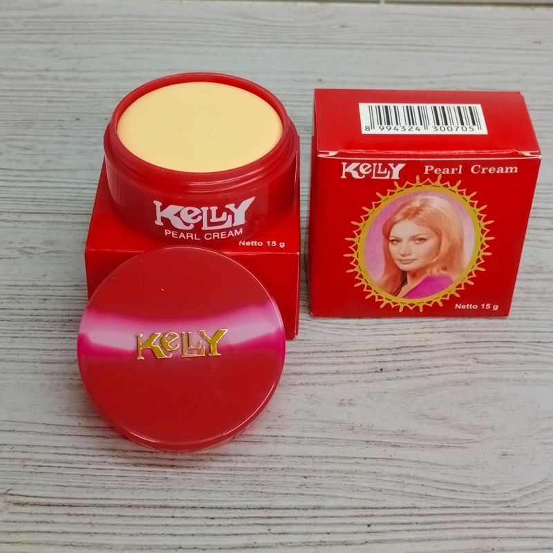 BPOM Kelly Pearl Cream Original 15g // Cream Kelly Bedak Cushion