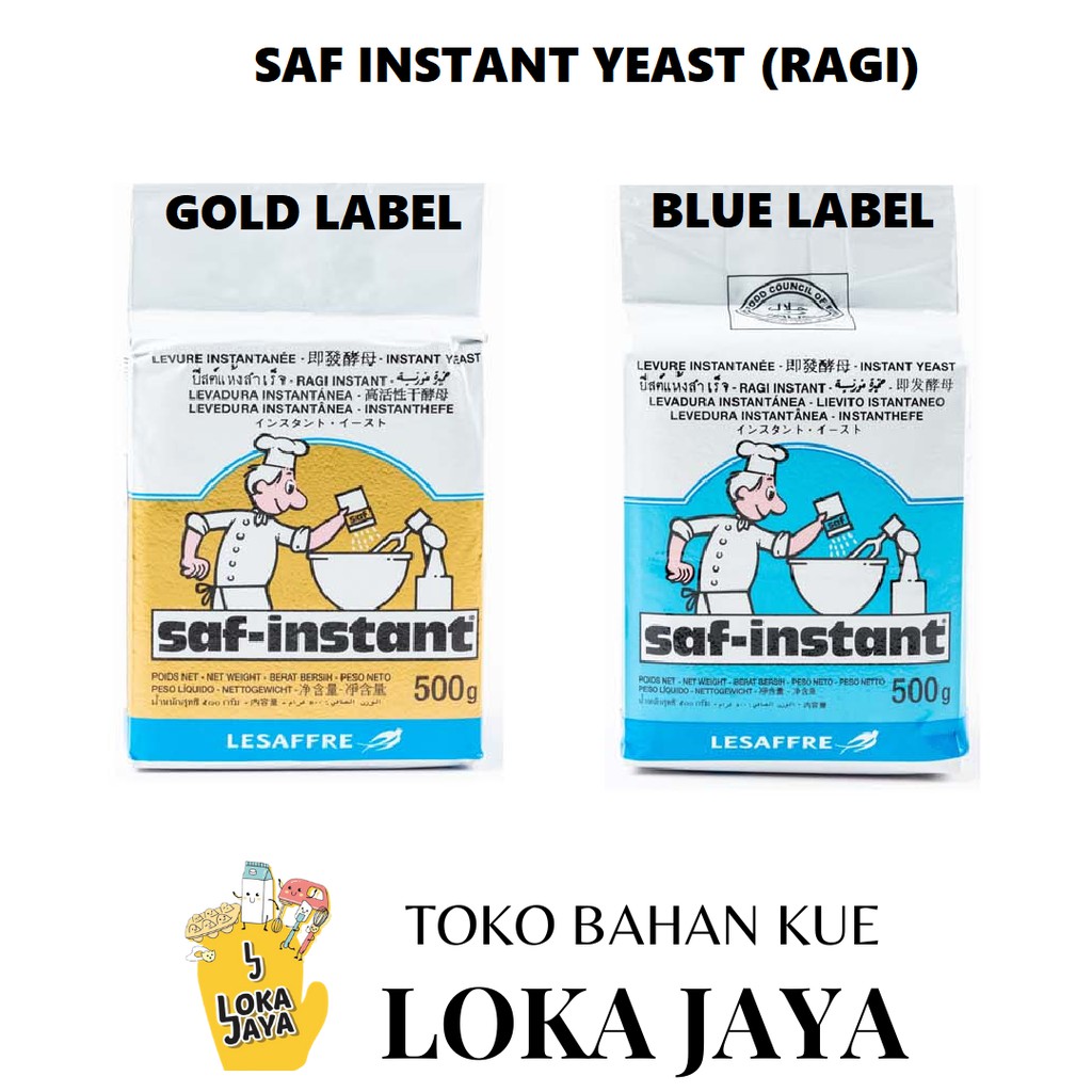 

SAF INSTAN 500GR RAGI INSTAN GOLD LABEL & BLUE LABEL