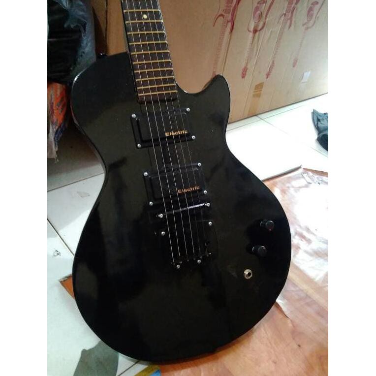 SPECIAL gitar melodi listrik gibson black *