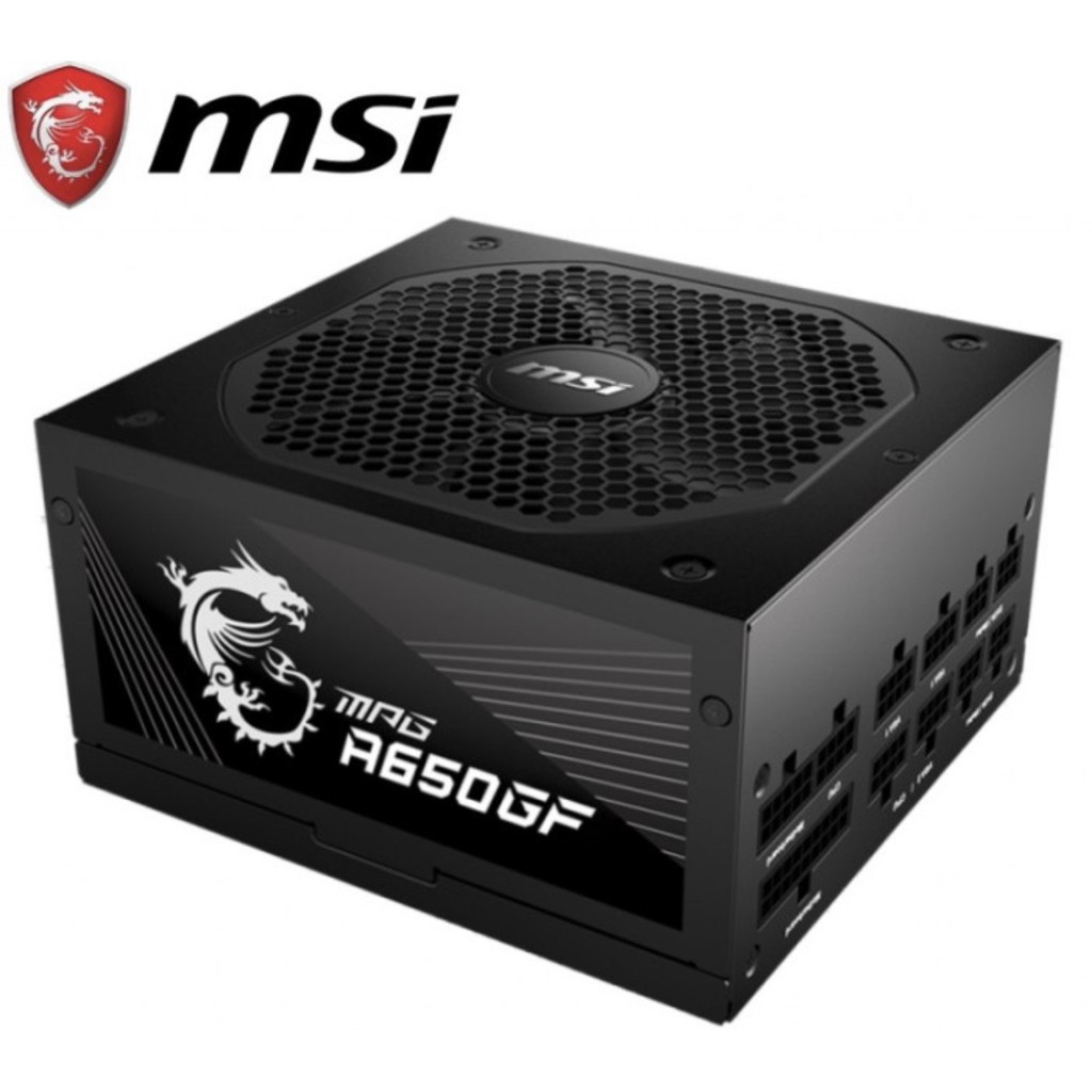 Power Supply MSI MPG A650GF 650Watt 80+ Gold Full Modular