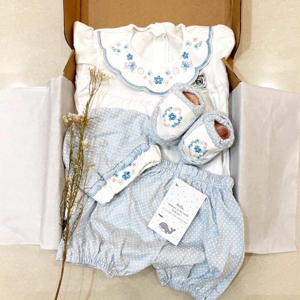 

HAMPERS lahiran BARBARA CECILIA gift set bayi perempuan Giftset Kado Bayi Cewek Terlaris 1 bulan