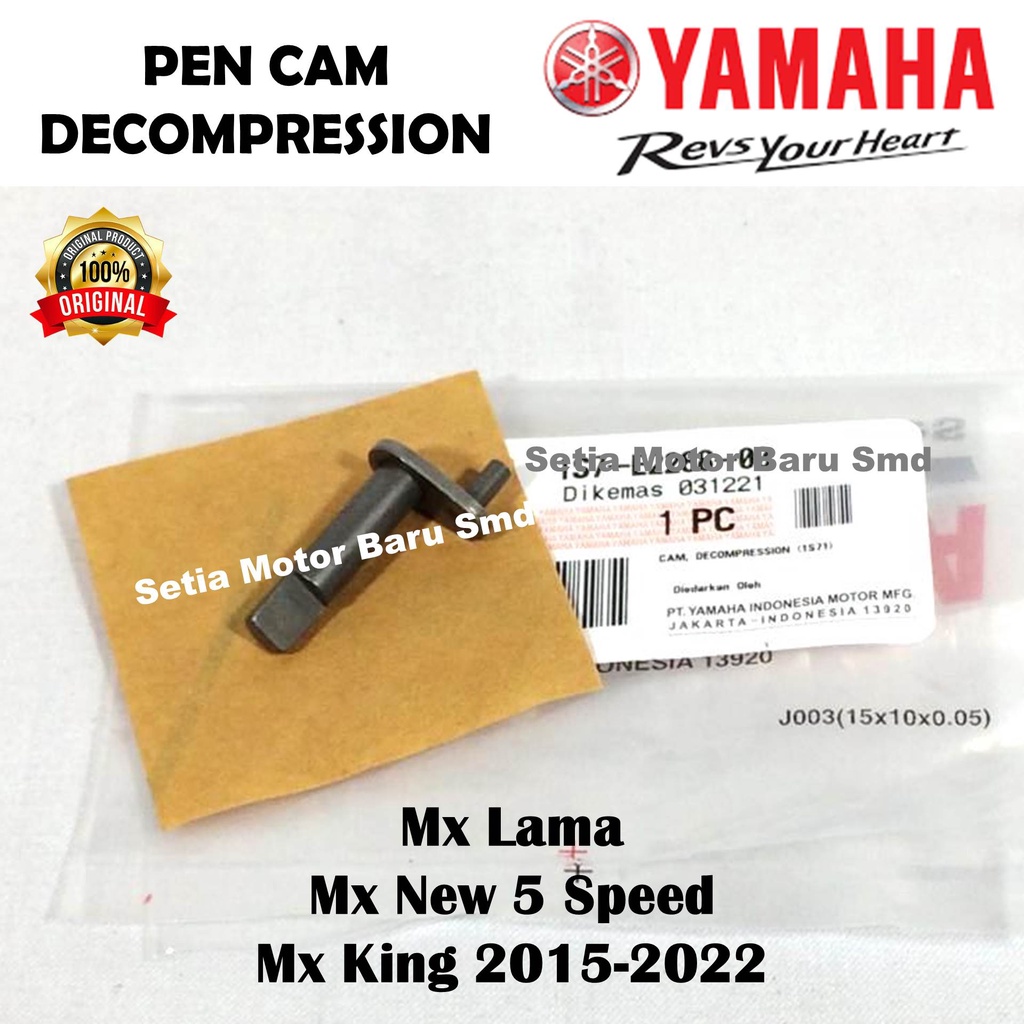 Pin Pen Cam Decompression Dekompresi Noken As Camshaft Mx MxNew MxKing Mx King Asli Original Yamaha