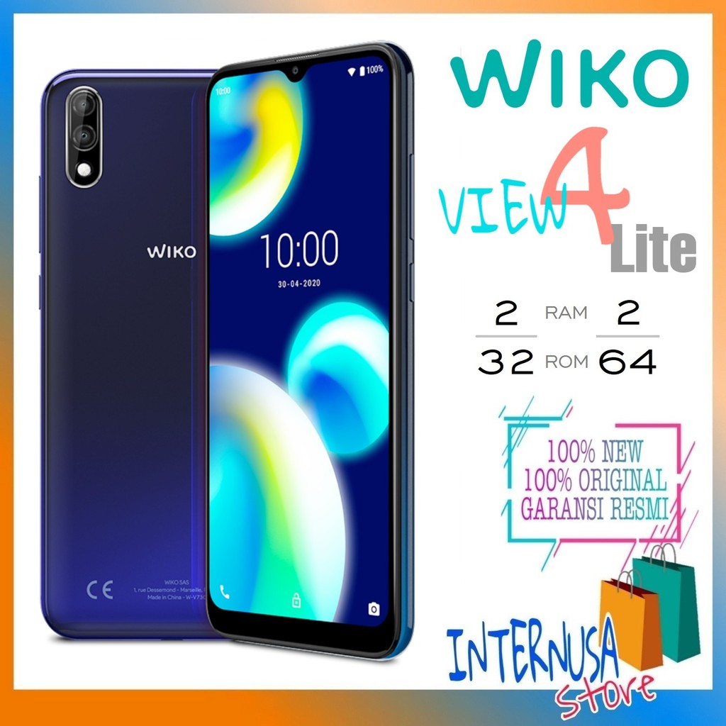 Wiko View 4 Lite 2 64 2 32 Garansi Resmi Hp Wiko View4lite Ram 2gb Hp Android Murah Wiko V730 Shopee Indonesia