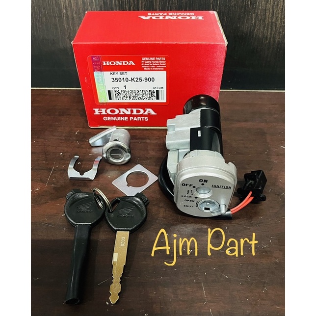 kunci kontak set honda beat fi beat pop original