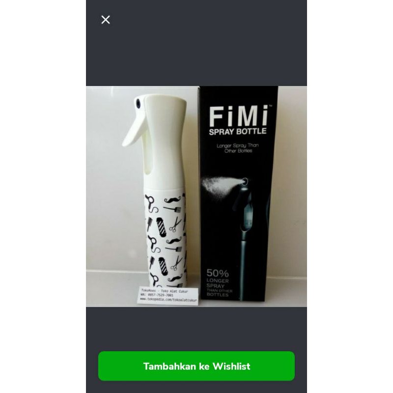 Botol air spray salon 300ml