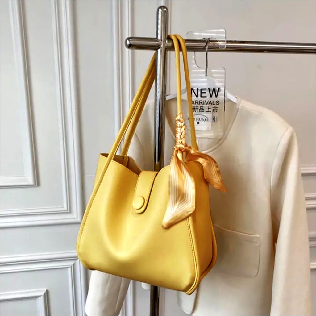 COD Tas Shoulder Bag Wanita Gempita (+twilly) tas Lagi viral wanita