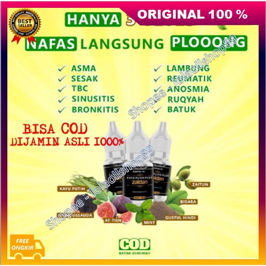 Kayu Putih Plus Zaidan 100% ASLI ORIGINAL