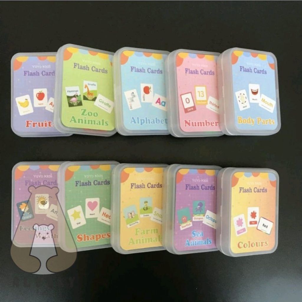 FL12 FLASH CARD EDUKASI ANAK MAINAN EDUKASI ANAK KARTU PINTAR BALITA BAHASA INGGRIS