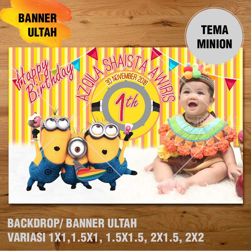  Desain Banner Ultah Anak  Cowok desain  ratuseo com