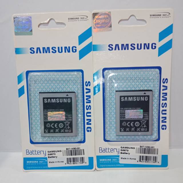 Batre Battery Samsung Galaxy S5570 Batrai Samsung S5570 Original