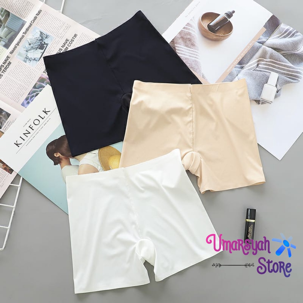 Short Pants Wanita Premium Spandek ( Licin ) Standar &amp; Jumbo