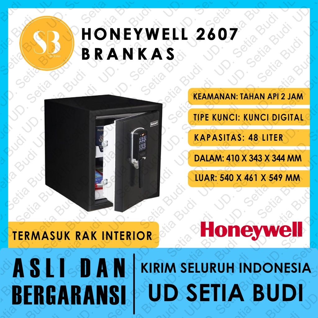 Brankas Honeywell 2607 Asli dan Bergaransi