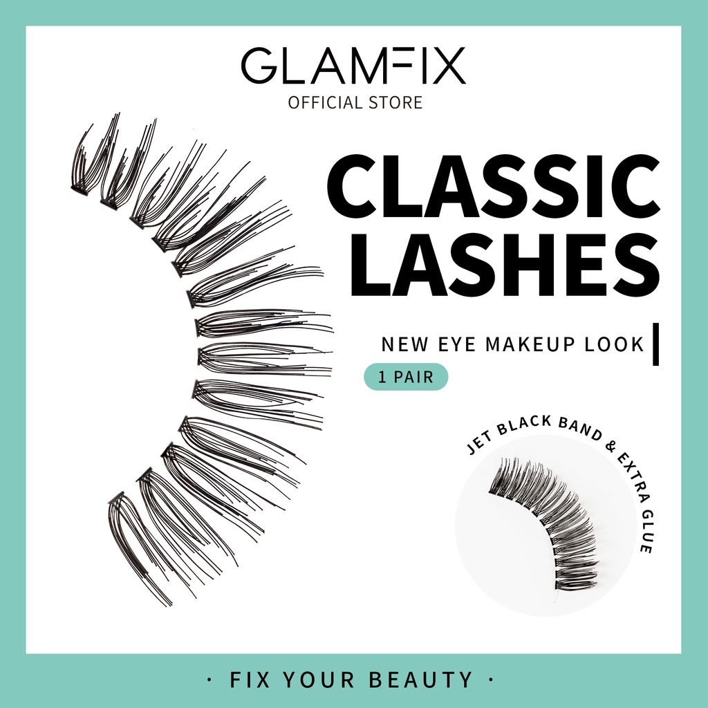 GLAMFIX Perfect Blink Lashes Classic _ Bulu Mata Palsu | GLAM FIX Alat Kecantikan Makeup by YOU