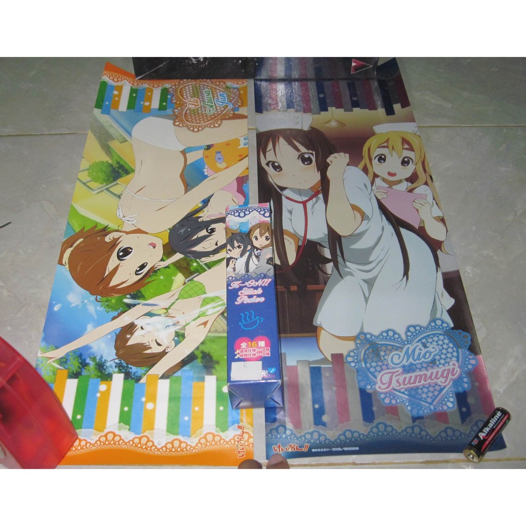 Poster Anime Poster K-ON Stick Poster K ON Original Japan Movic Ukuran 51 Cm x 18 Cm Isi 2 Poster