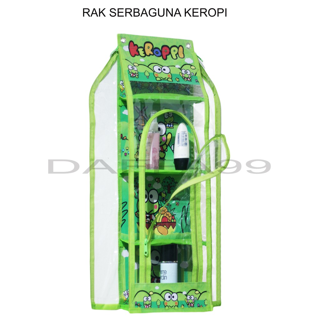 Rak Dinding Serbaguna Tempel Susun Dapur Kamar Mandi Plastik