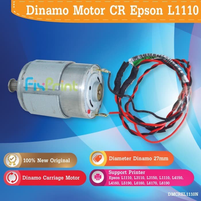 Dinamo Motor CR Epson L3256 L5190 L5290 L5296 Carriage Printer L1110 L1210 L1250 L1256 L3100 L3110 L3116 L3210 L3216 L3150 L3156 L3250 New