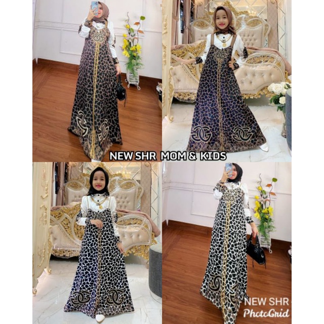 80.FASHION 2022  MOM & KIDS ✔BAJU GAMIS REAL PICT VIDEO ORIGINAL SHR BUTIK BAJU BUSANA MUSLIM LEBARA