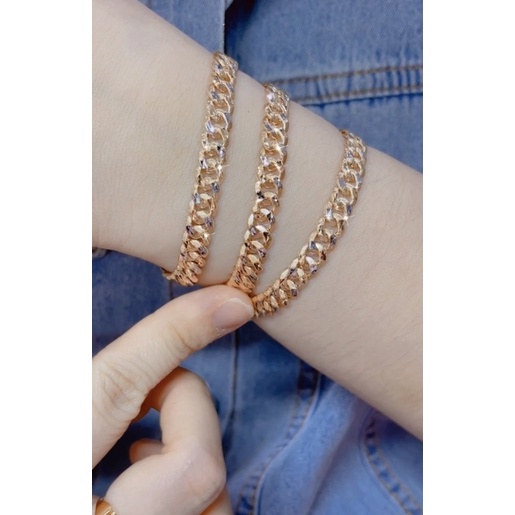 New gelang sisik naga emas 375%