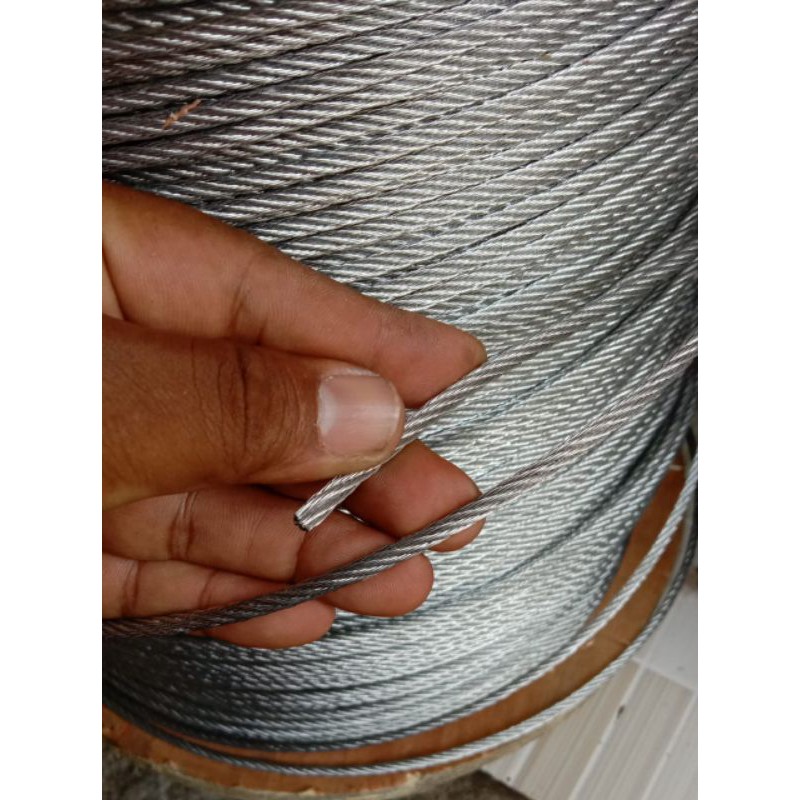 kawat seling galvanis ukuran 4mm