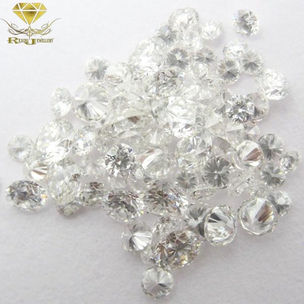 GARANSI Batu Berlian Eropa ASLI Natural Diamond Putih Tabur 2mm Gugur 25 Murah Bukan Berlian Banjar