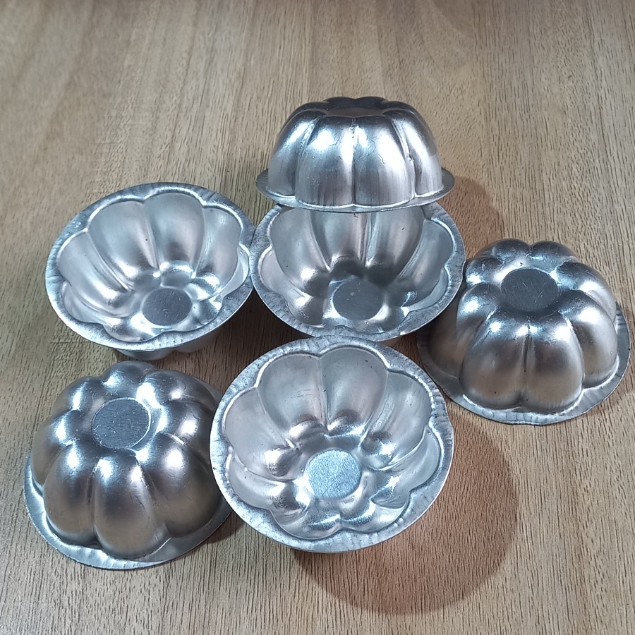 Cetakan Kue Bolu Kering Mini Manggis Cetakan Kue Bahulu 12pcs