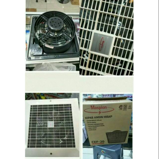 Exhaust fan maspion 8in dan 10" kipas plafon maspion CEF20 CEILING CEF25