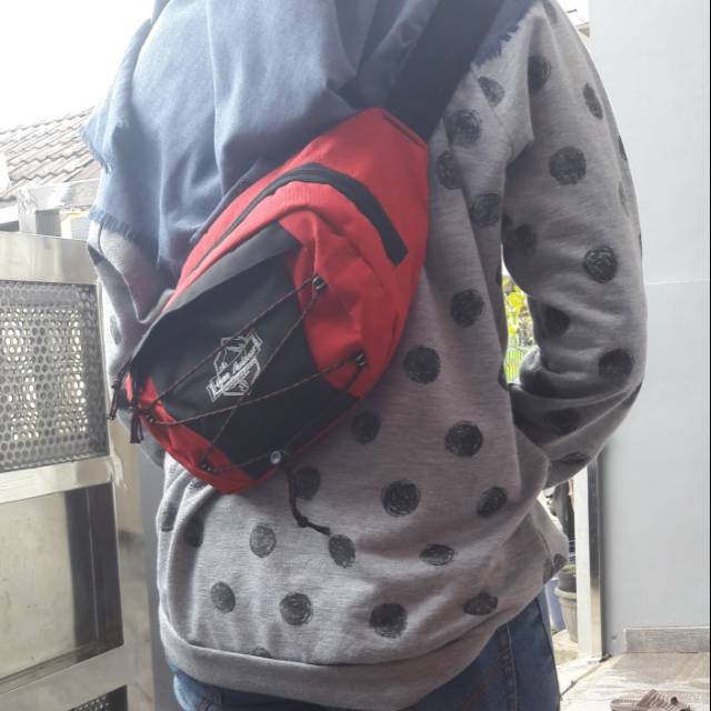 Tas selempang wanita waistbag QYM OUTDOOR