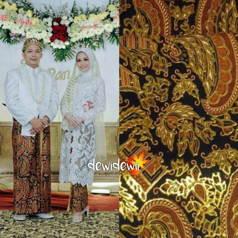 [Sepasang] Jarik Pengantin Prodo - Motif Semen Romo