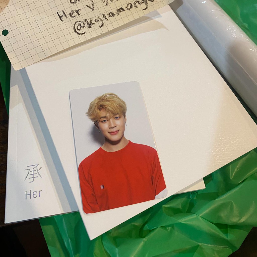 Jimin Her V Love Yourself Unsealed PC Photocard