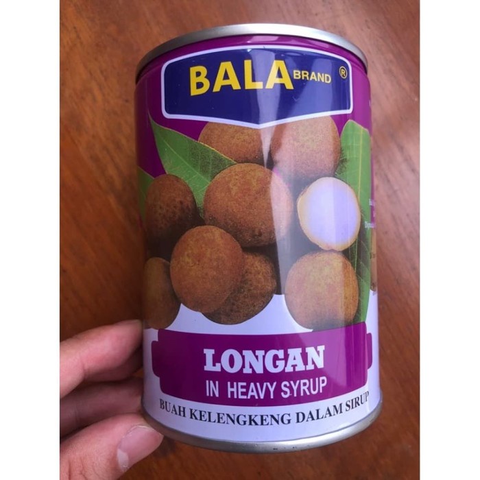 

Kalengbuah- Bala Brand Longan/ Longan Kaleng/ Buah Kaleng / Kelengkeng Kaleng 565G -Buah-Kaleng.