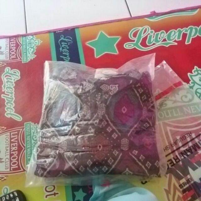 Kemeja Batik Murah Pria Diamond Lengan Panjang / Baju Batik Songket Cowok Slimfit/ Baju Guru Hajatan