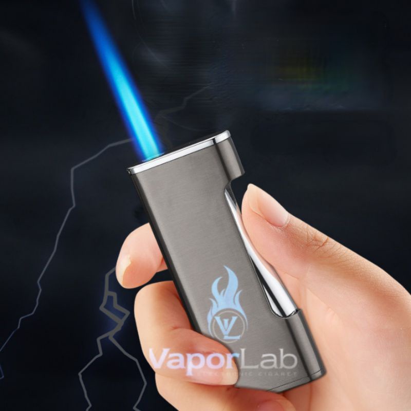 mancis korek api bara las unik slim gas torch lighter bisa isi ulang