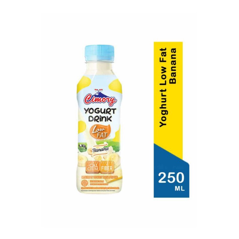 Cimory Yoghurt Drink Low Fat Banana 250Ml