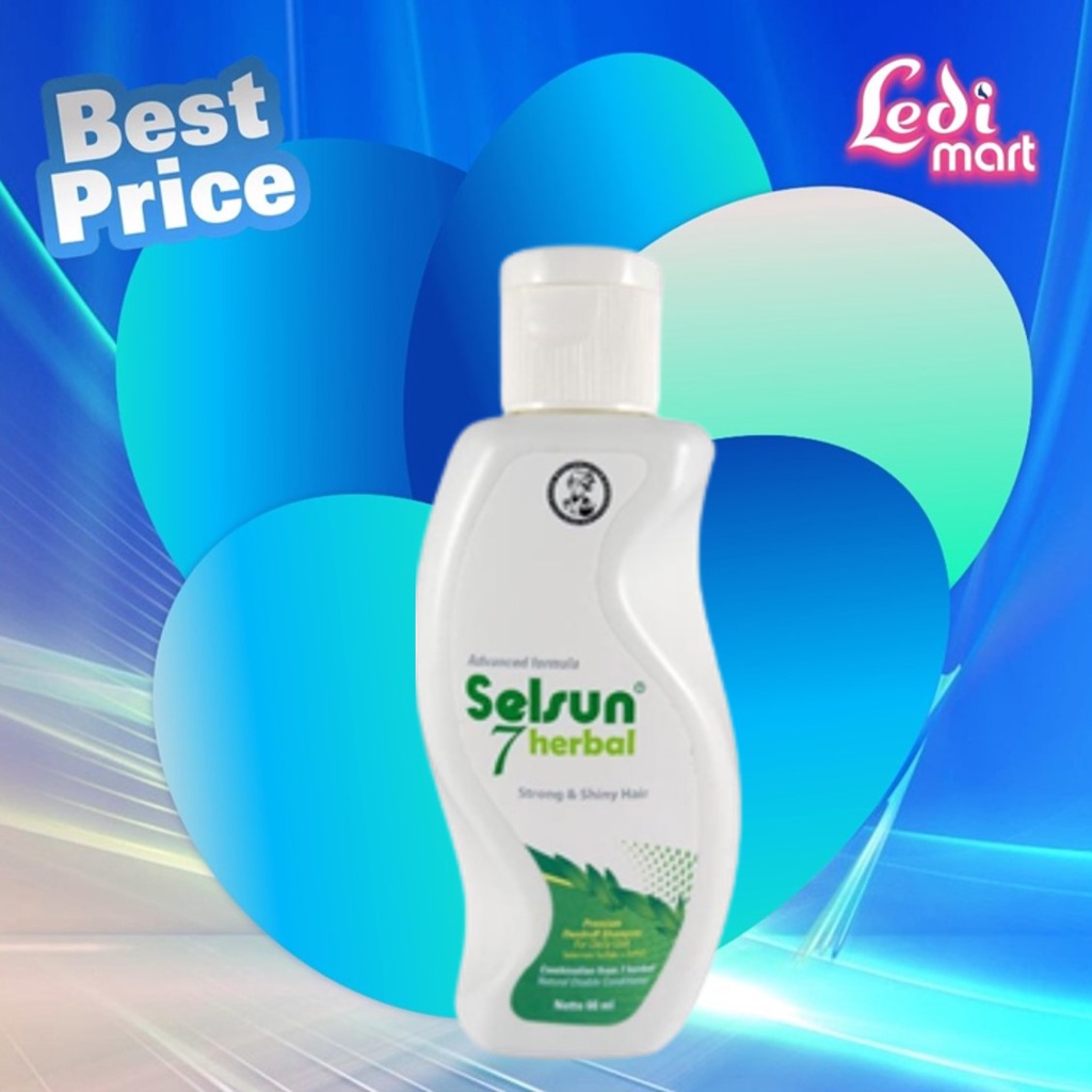ORIGINAL Selsun Shampoo 7 Flower 200ml / Shampoo / Anti Ketombe / Shampo &amp; Konditioner / Botak / Herbal / Anti Dandruff / LEDI MART