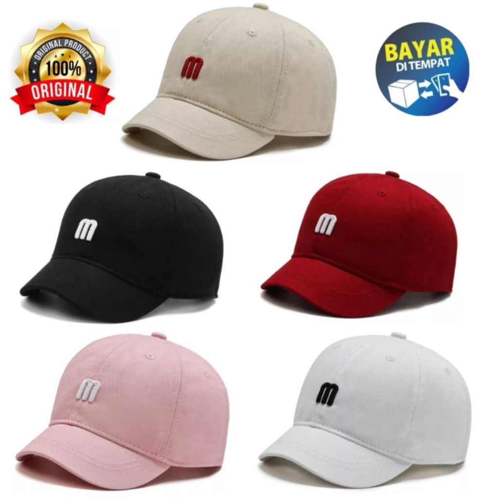 Topi Baseball Distro Lidah Pendek M New Model Unisex