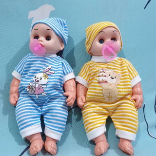  boneka  dot empeng bayi  botak  dan susan suara menangis 