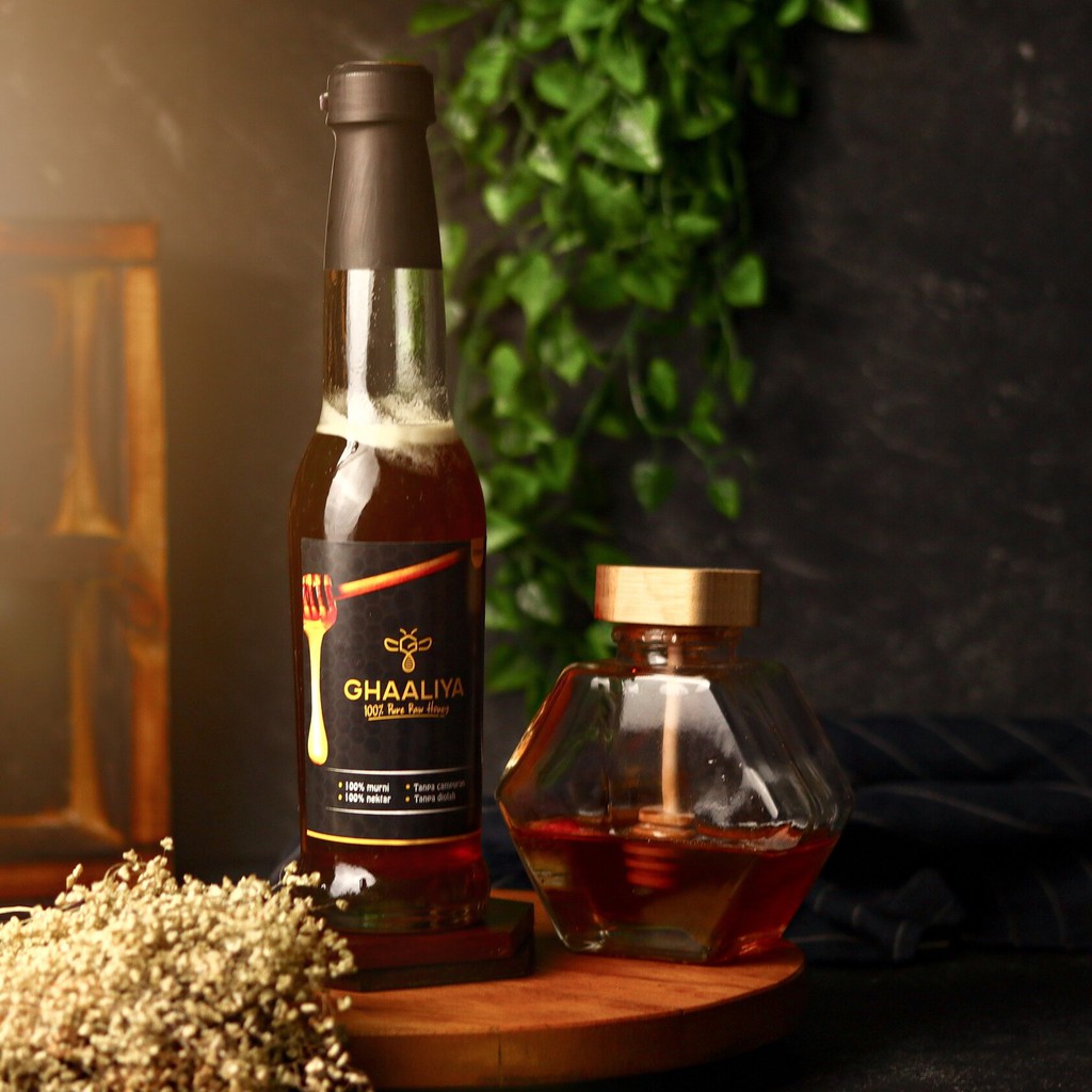 

Madu asli 100% Murni Madu GHAALIYA Nektar Bunga Akasia 100% Original 250ml/330gr