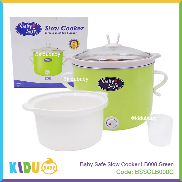 Baby Safe Slow Cooker LB06D LB007 LB008 Kidu Baby