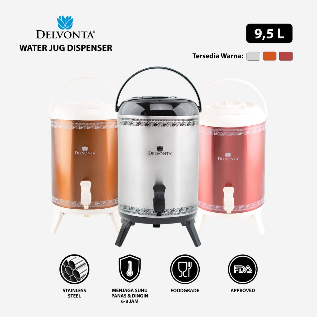 Delvonta Water Jug Dispenser 9.5 liter
