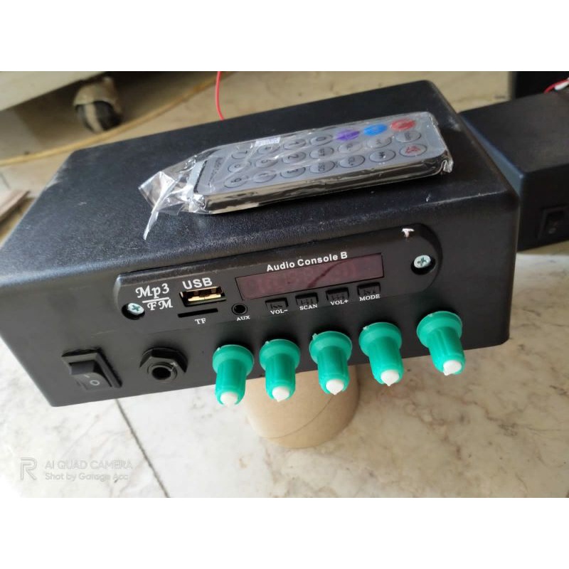 AMPLIFIER MINI KELAS D 12 VOLT POWER SUBWOOFER PLUS KARAOKE