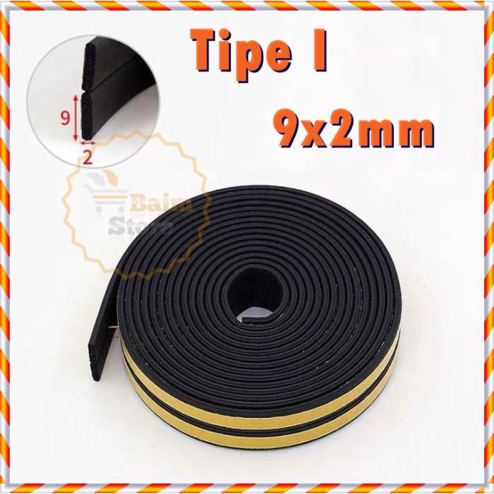 Pengaman Seal Pintu / Jendela Peredam Kedap Suara Karet Pintu Kayu Alumunium