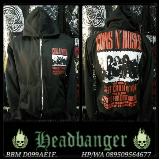Jaket zipper gnr Prapatan Rebel