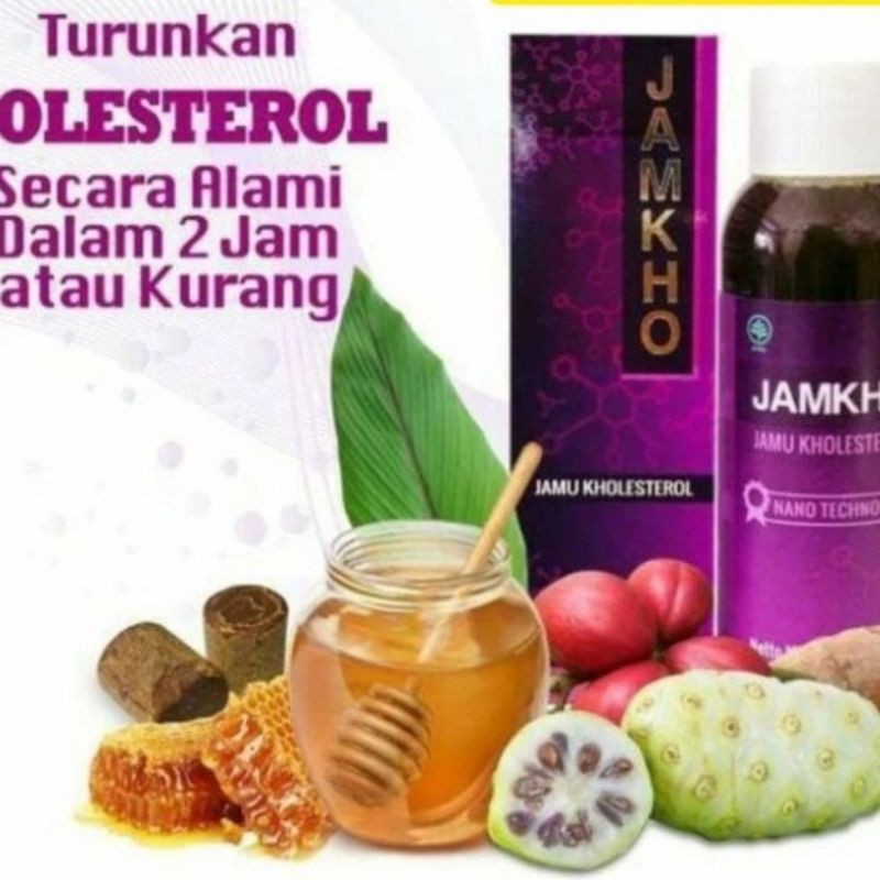 

Obat Alami Jamkho Jamu Kolesterol Dan Asam Urat / Original100ml
