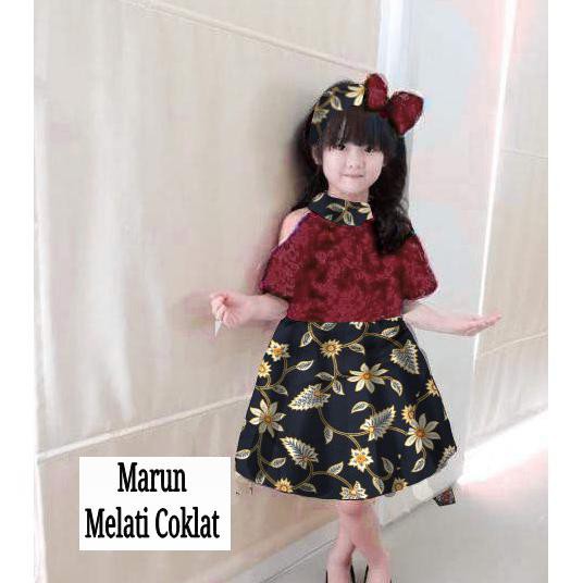 Dress  kids Nuri bandana 3-5th / Febiola kid