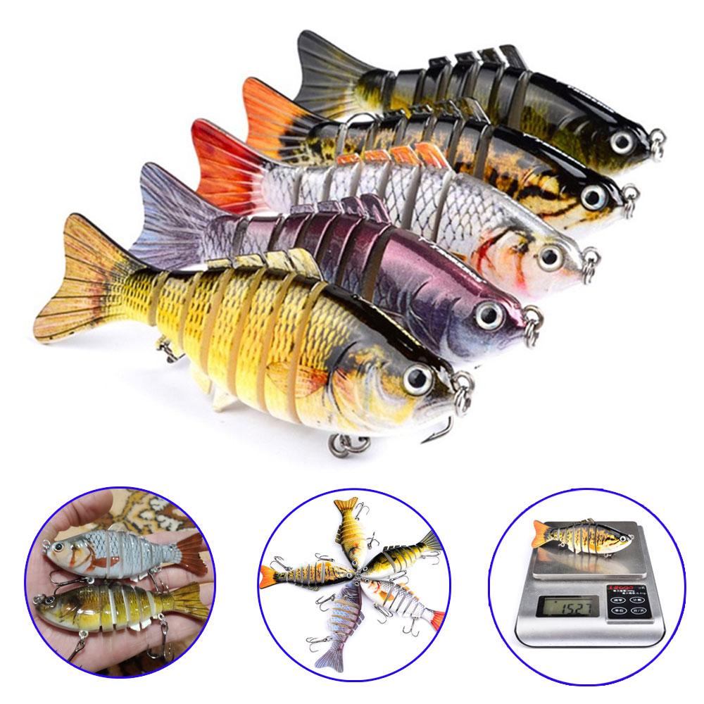 Suyo Umpan Pancing Bentuk Ikan Bionik Multi Bagian Bahan Plastik