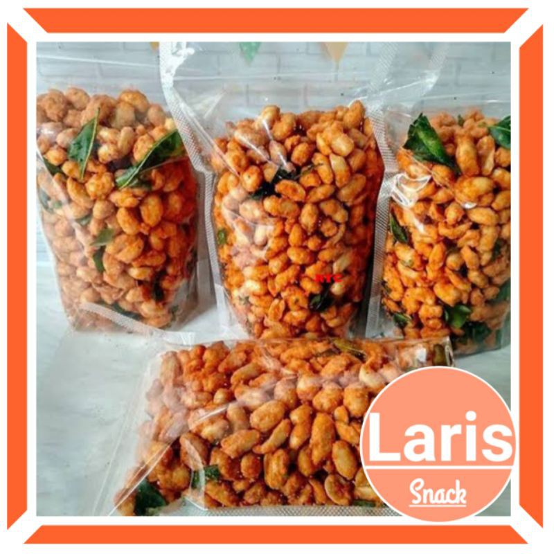 

500 GR KACANG BANGKOK DAUN JERUK 2 VARIAN RASA (PEDAS & MANIS) KACANG THAILAND /LarisSnack