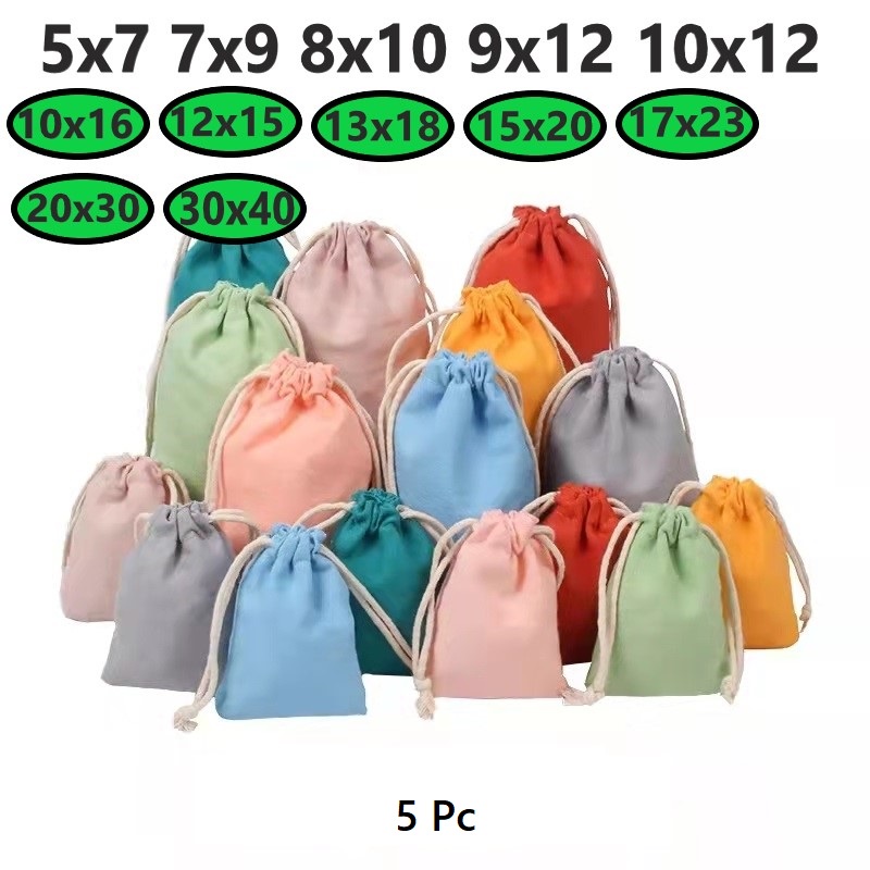 Pouch serut drawstring / pouch beludru Velvet Suede / bludru premium Tanpa kuncup warna Harga/5Pc